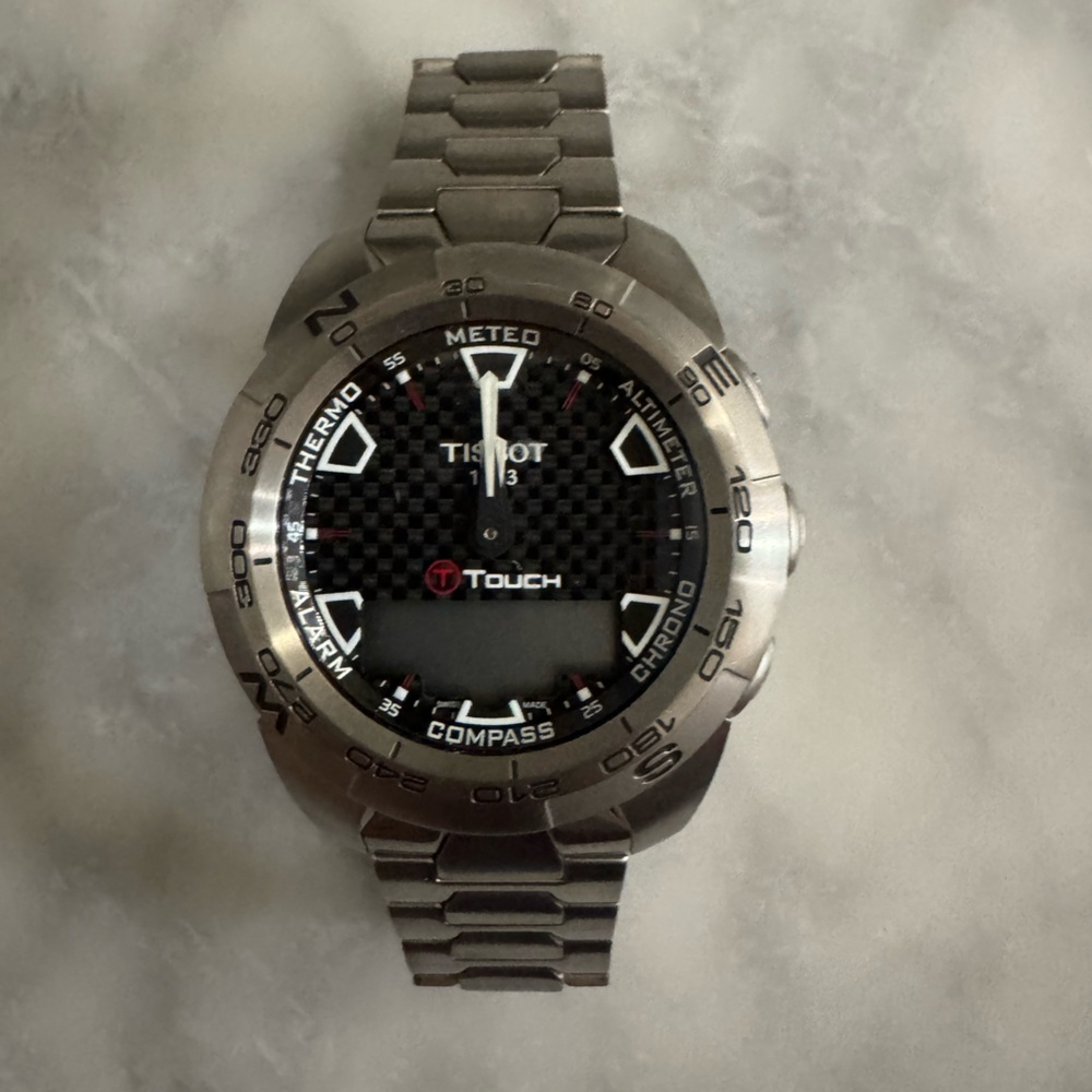 TISSOT - T TOUCH EXPERT MENS WATCH T013420A - NWOB